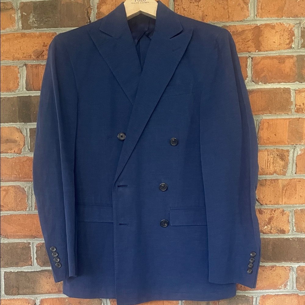 $895 Polo Double Breasted Blazer